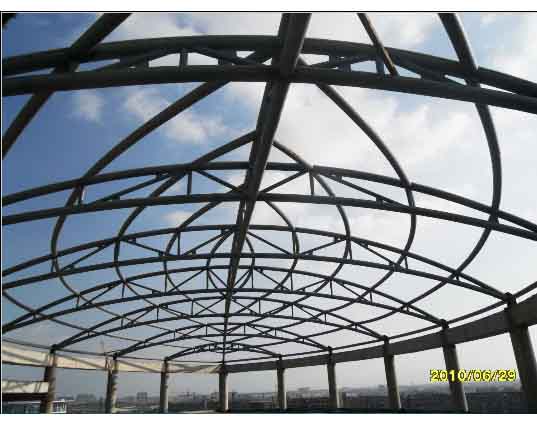 阜康中煤朔州宾馆管桁架工程